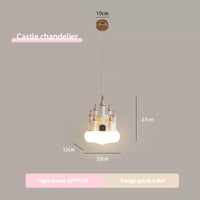 lustre romantique pour chambre d'enfant moderne et chaleureux