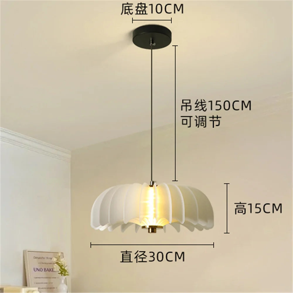lustre à led citrouille design postmoderne pour décoration intérieure - vue 7 sur 9