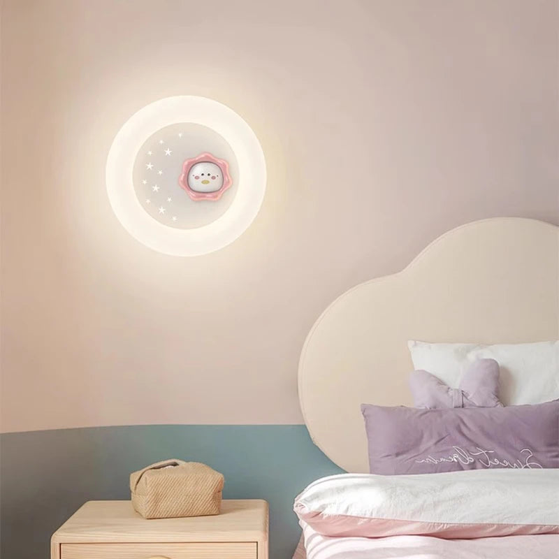 lampe de chevet mignonne pour chambre de princesse avec nœud rose - vue 4 sur 12