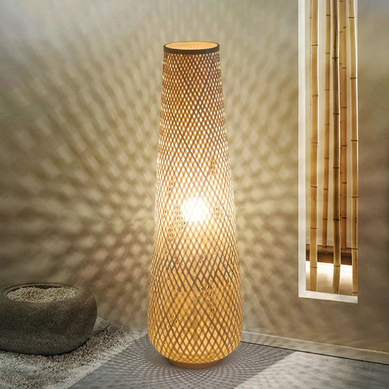 Lampadaire osier
