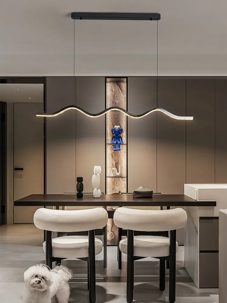 lustre de restaurant moderne minimaliste led luxueux