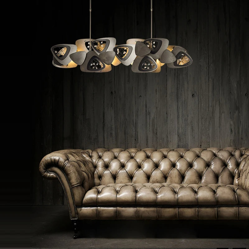 lustre en cristal design tendance éclairage moderne à led - vue 2 sur 12