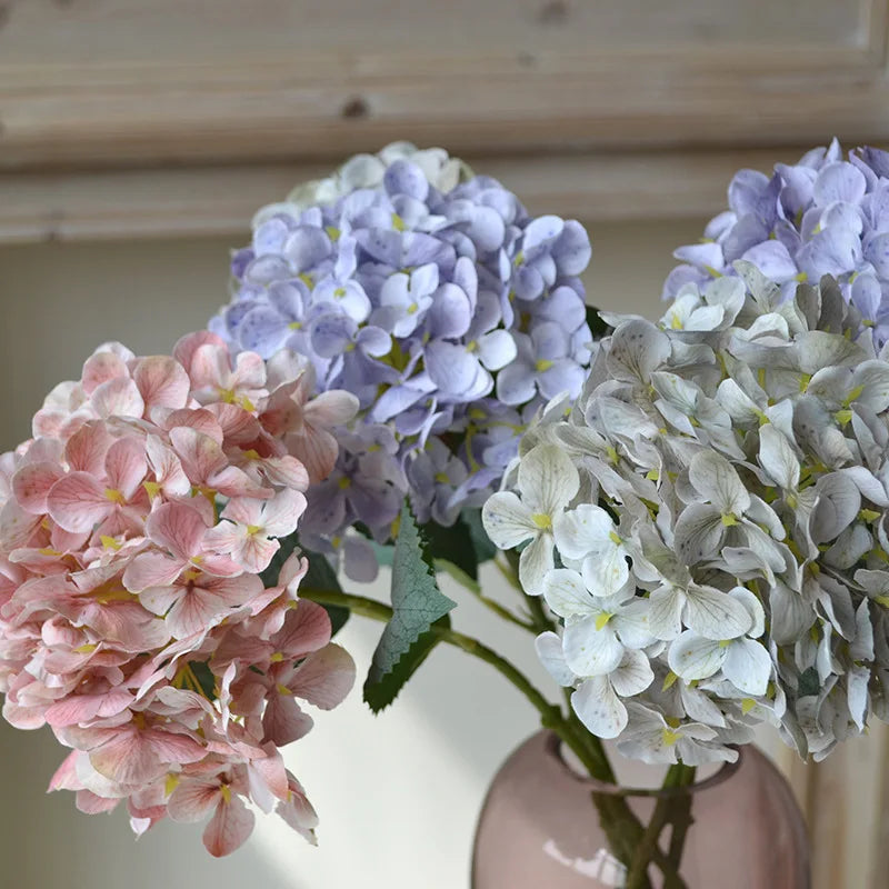 Realistic artificial hydrangea flower for wedding and floral decoration - vue 3 sur 13