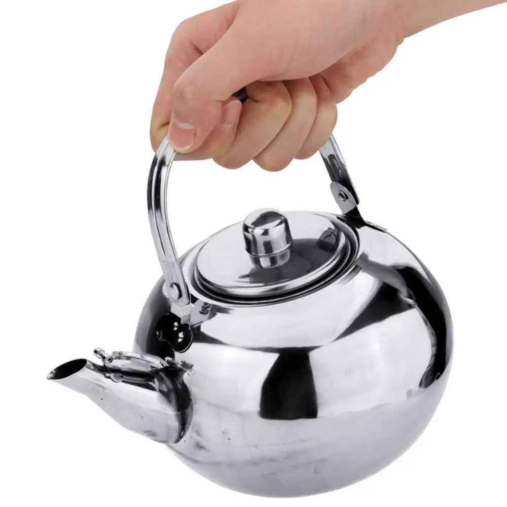 Bouilloire portable acier inox avec infuseur thé café - vue 6 sur 7