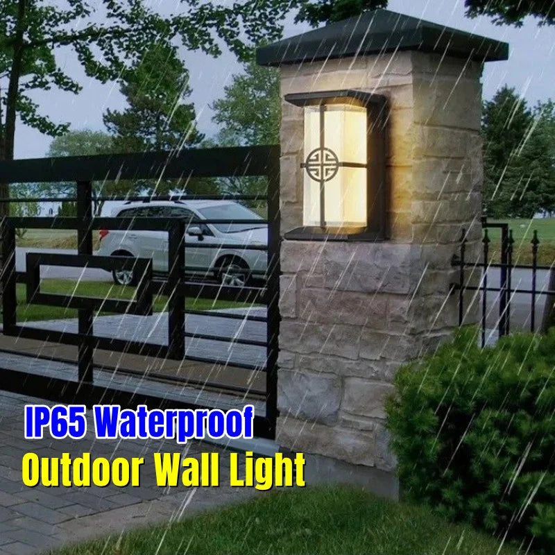applique murale extérieure étanche abs pour éclairage de jardin - vue 4 sur 15