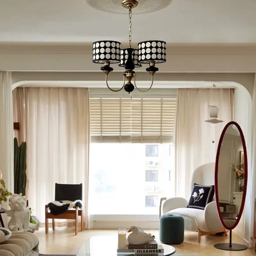 lustre en cuivre moderne pour hôtel et décoration intérieure - vue 4 sur 12