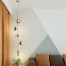 suspension nordique moderne en verre pour salon
