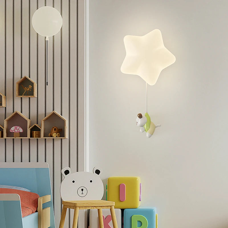 applique murale étoile animale romantique pour enfants - vue 3 sur 13