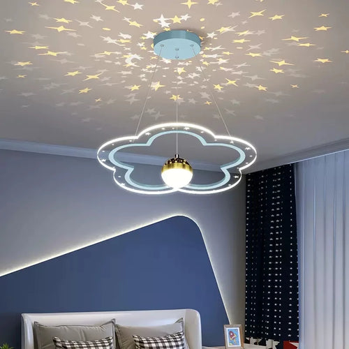 lustre moderne en forme d'étoile pour chambre d'enfant décorative - vue 5 sur 18