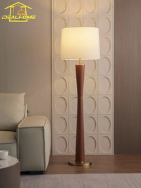 Minimalist nordic design leather floor lamp decorative iron