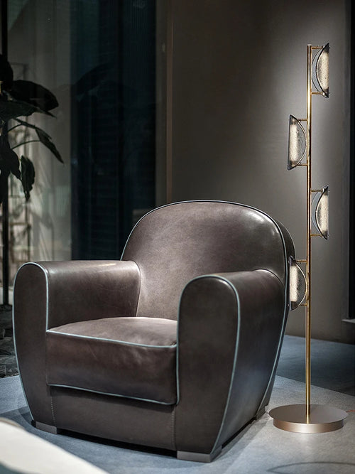 Modern minimalist floor lamp for interior decoration - vue 3 sur 7