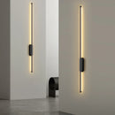 Applique murale LED en or noir