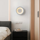 applique murale créative pleine lune étoilée pour intérieur