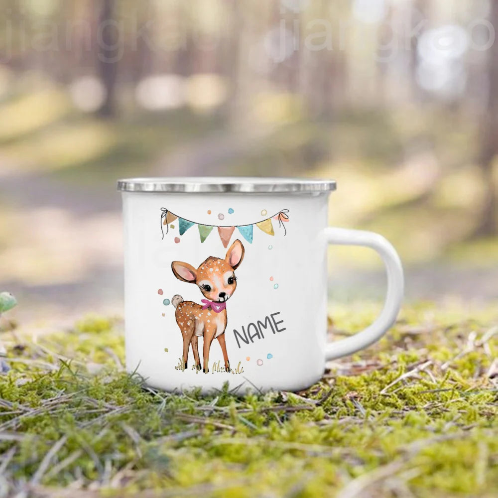 mug enfant personnalisé animal cartoon avec prénom - vue 7 sur 7