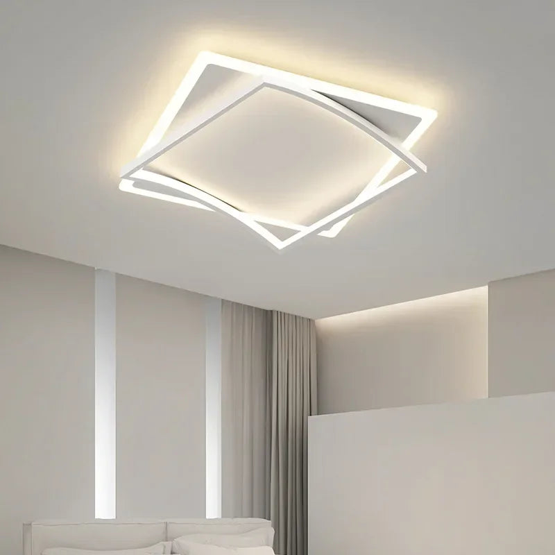 plafonnier led moderne luminaire décoratif intérieur design élégant - vue 6 sur 24