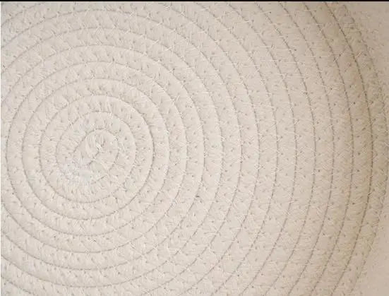 panier tissé en corde pour rangement divers et cosmétiques - vue 4 sur 8