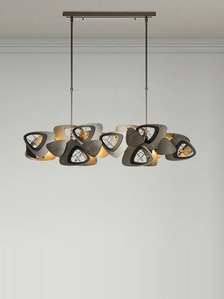 lustre designer en cristal tendance pour éclairage intérieur - vue 3 sur 12