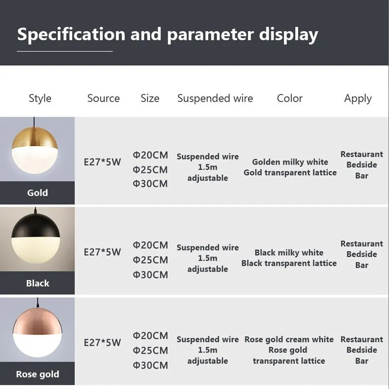 lampe suspendue moderne led intérieur salon chambre étude banquet - vue 4 sur 24