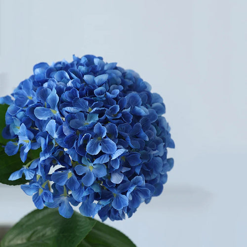 New Silk Simulation Hydrangea Flower European Style Home Decoration,Wedding Floor Arrangement Large Hydrangea Flower - vue 6 sur 13