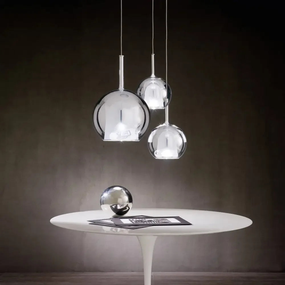 Sispension Cloche moderne LED fumée gris - vue 4 sur 10