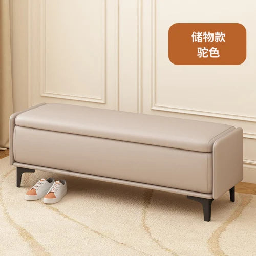 banc à chaussures nordique de luxe pour le rangement - vue 10 sur 15