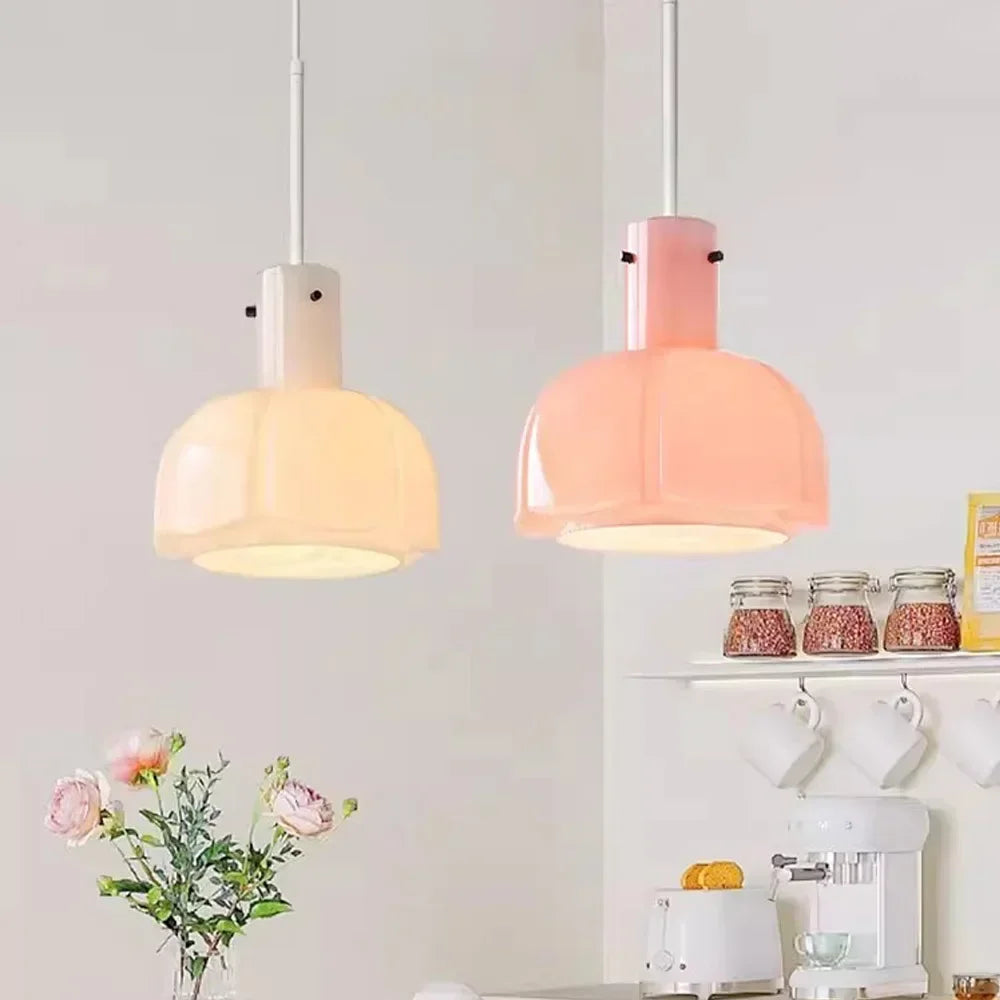 lampe led suspendue en verre au design nordique décoratif d'intérieur - vue 4 sur 12