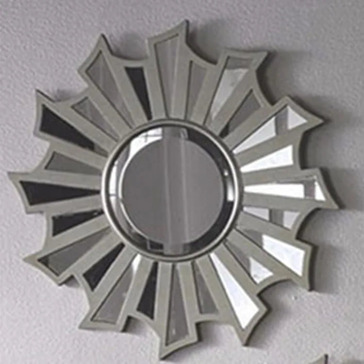 lot de 3 miroirs décoratifs en forme de tournesol - vue 2 sur 6