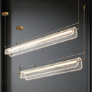 suspension minimalistes italiennes en acrylique led modernes