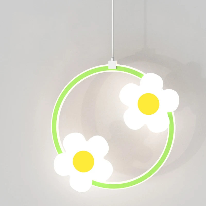 lustre fleur suspension pour fille chambre de bébé