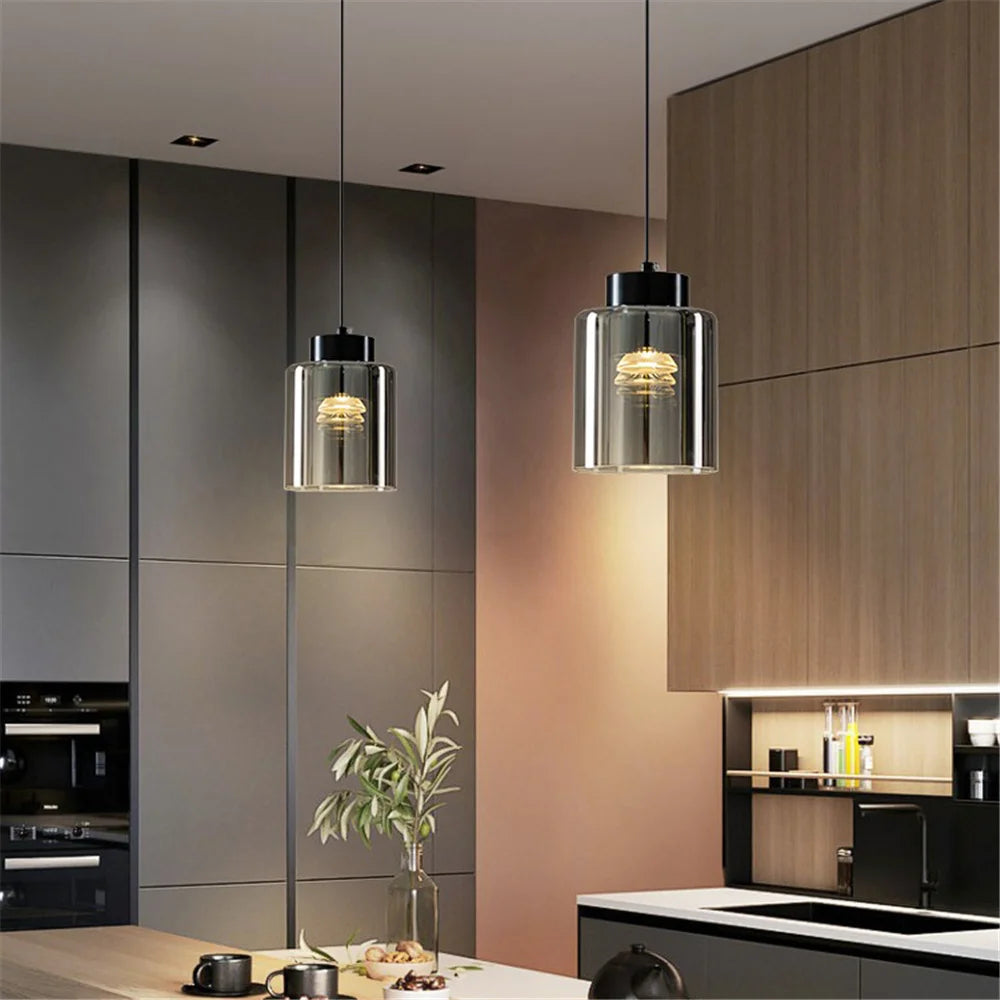 lustre à led tendance en forme de bouteille pour intérieur moderne - vue 4 sur 11