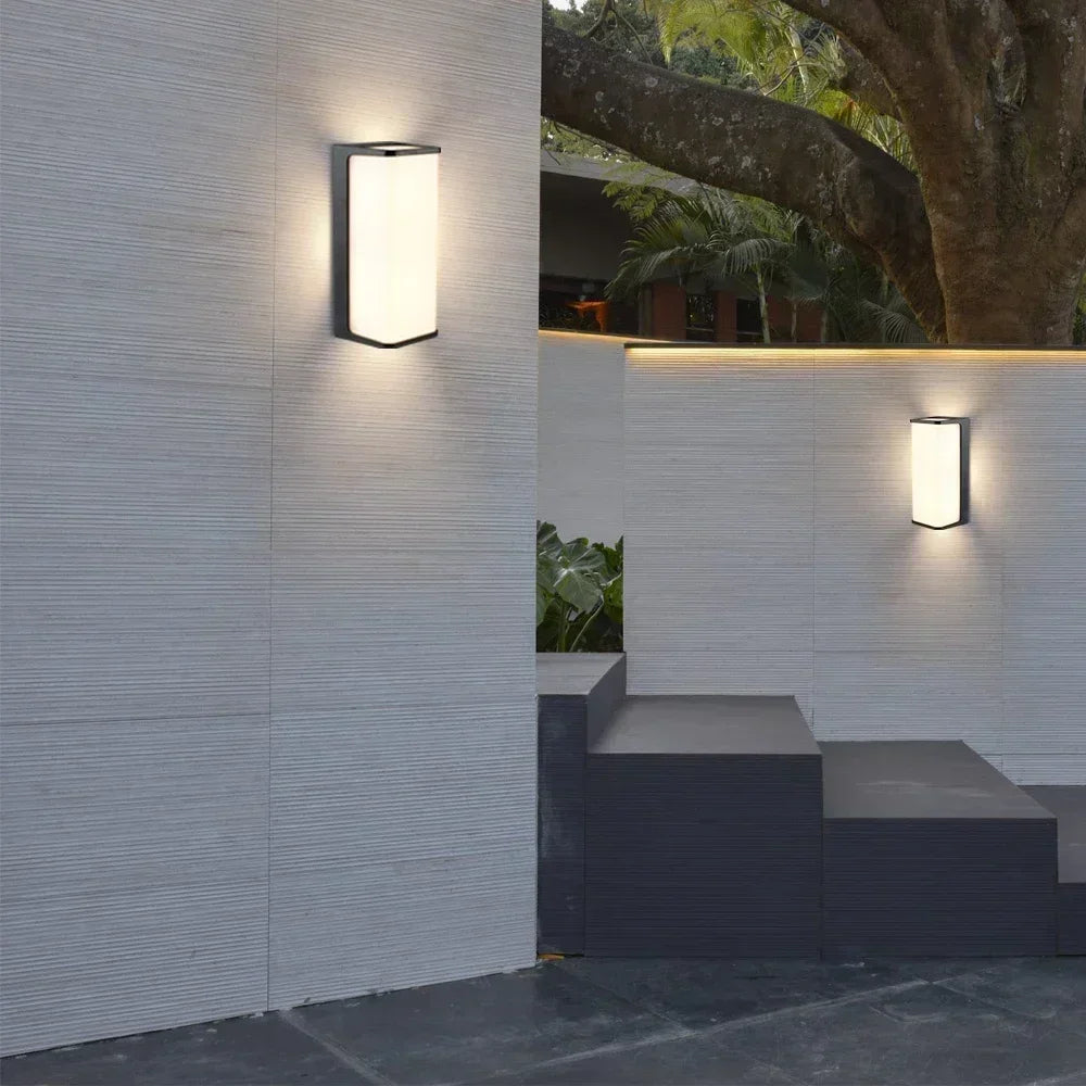 Applique murale LED étanche extérieure IP65 éclairage extérieur LED moderne porche lumières balcon jardin lumières applique extérieure 110V 220V - vue 5 sur 7
