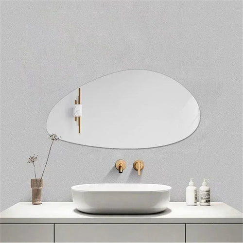 miroir mural nuage décoratif en acrylique incassable pour la maison