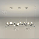 suspension design art déco en or chromé pour éclairage moderne