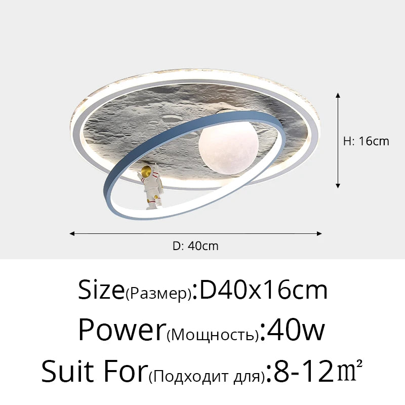 plafonnier led rond pour éclairage intérieur moderne - vue 13 sur 12