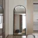 Bow Full Length Mirror 180x80cm, Full Body Wall Mirror With Aluminum Frame,Full Body Mirror for Bedroom Living Room