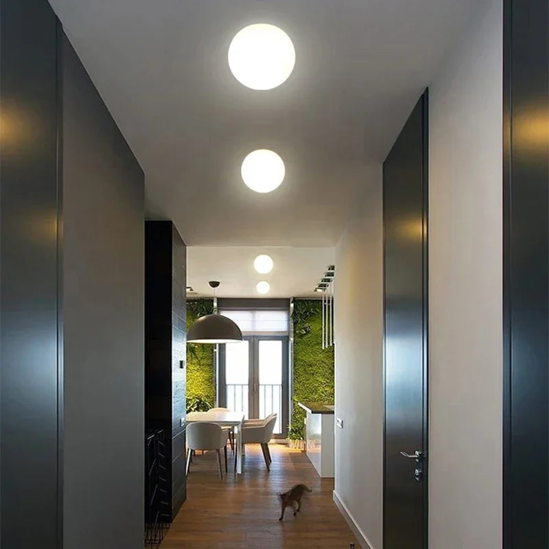 plafonnier en verre moderne pour décoration intérieure élégante - vue 5 sur 11