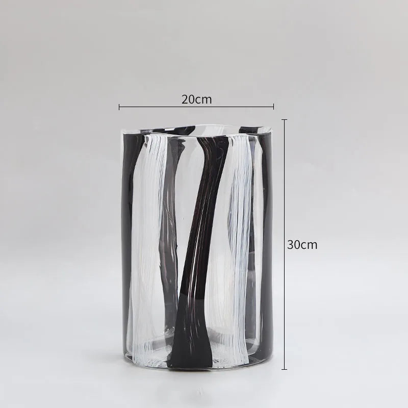 vase en verre décoratif pour arrangements floraux et hydroponiques - vue 12 sur 12