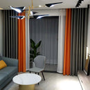 Rideau style nordique moderne occultant plissé salon chambre