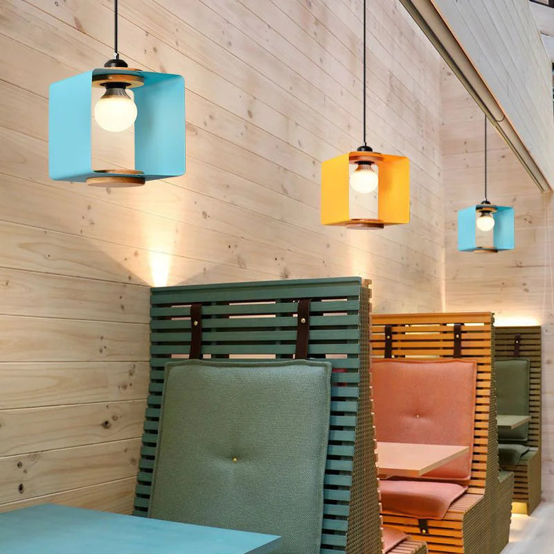 suspension moderne nordique nouvelle 2023 macaron décor