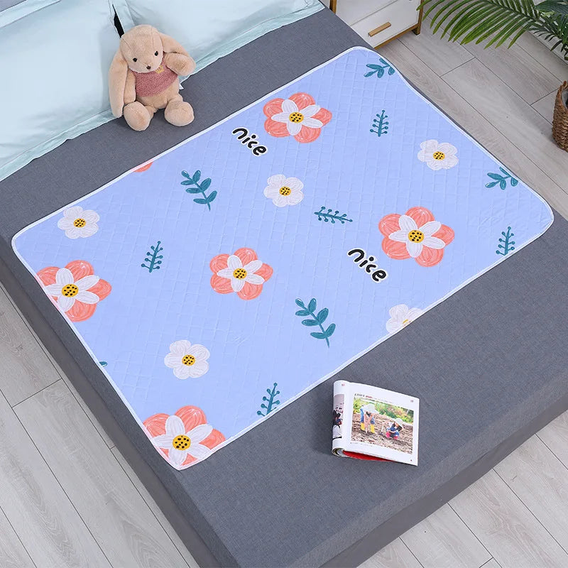 150/120/70cm Large Washable Mattress Urine Adult Elder Incontinence Bed Pad Women Menstrual Bed Sheet Protector, Kids Urine Mat - vue 6 sur 15