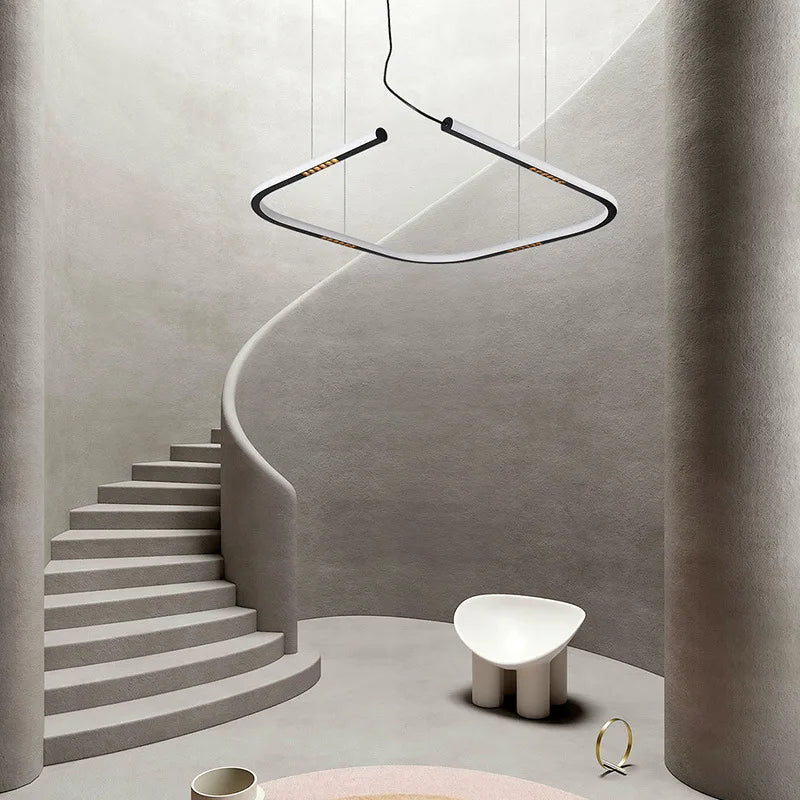 lustre rond à capteur mains et intensité variable - vue 3 sur 11
