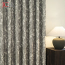 Rideau occultant floral style moderne pour salon chambre