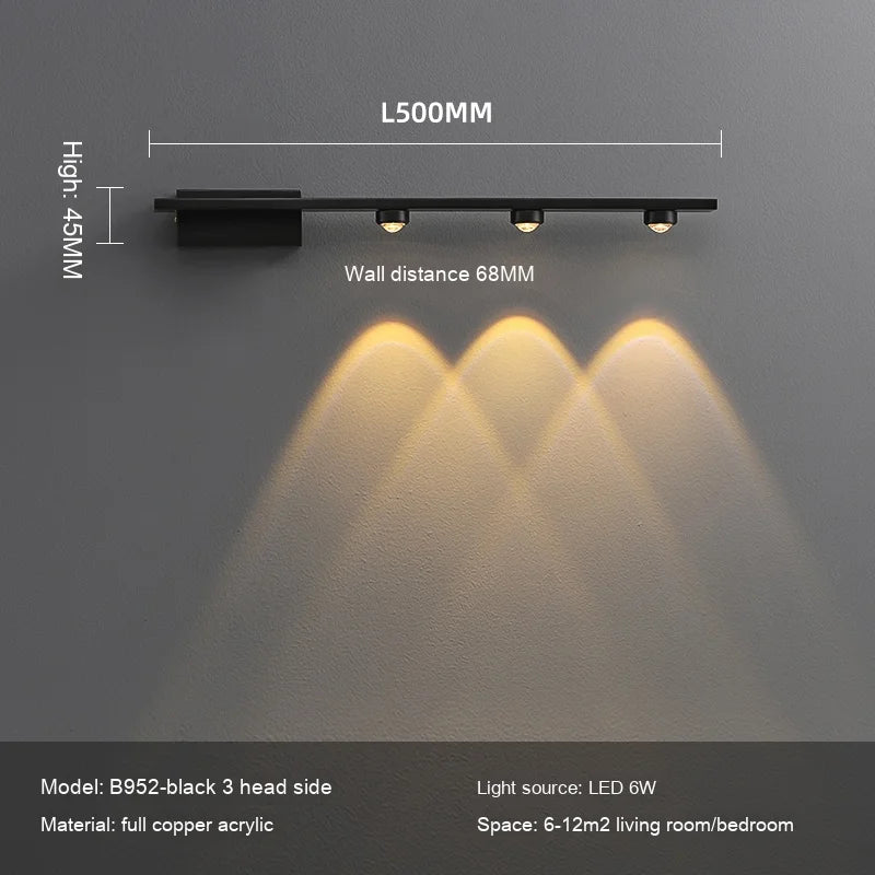 Minimalist nordic copper wall light for elegant interiors - vue 9 sur 12