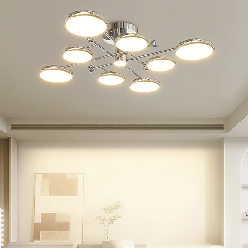 lustre led pour éclairage intérieur et décoration suspendue - vue 6 sur 18