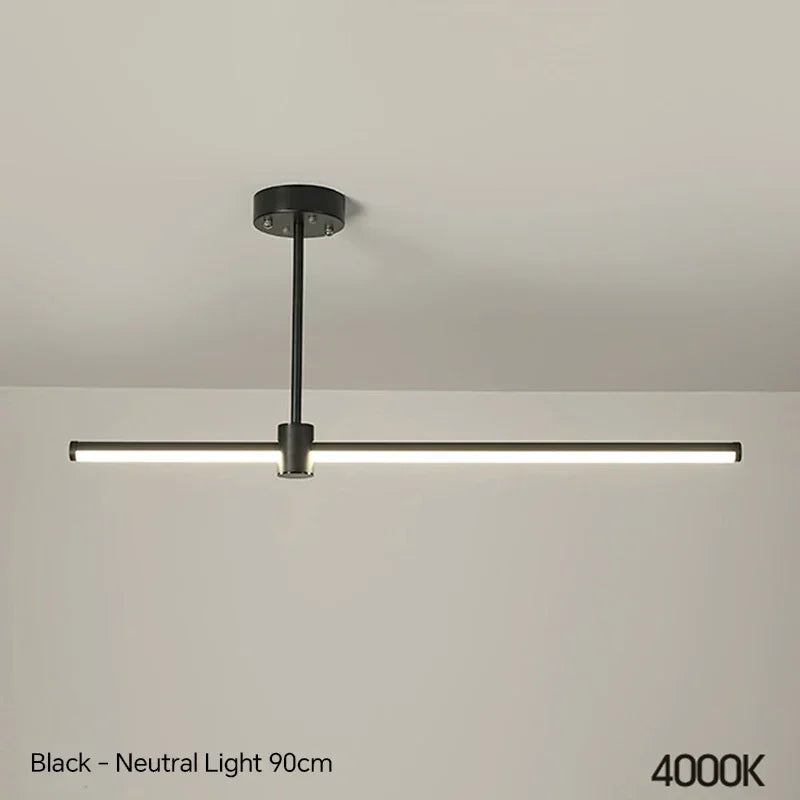 lustre à led moderne pour décoration intérieure élégante et lumineuse - vue 5 sur 9