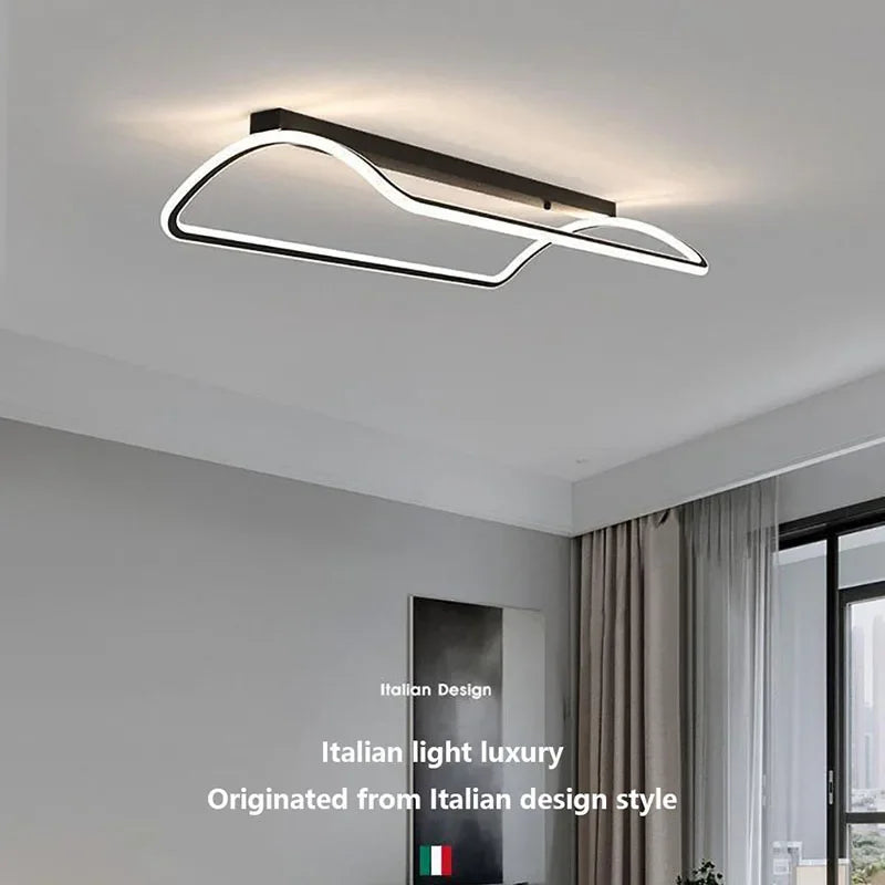 lustre moderne à leds pour intérieur décoratif - vue 7 sur 18