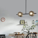suspension moderne en verre et métal réglable en hauteur