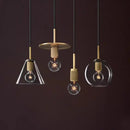 Minimalist nordic copper chandelier luxury design for modern interiors
