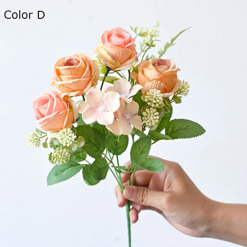 bouquet de pivoines artificielles rétro pour décoration de mariage - vue 8 sur 10