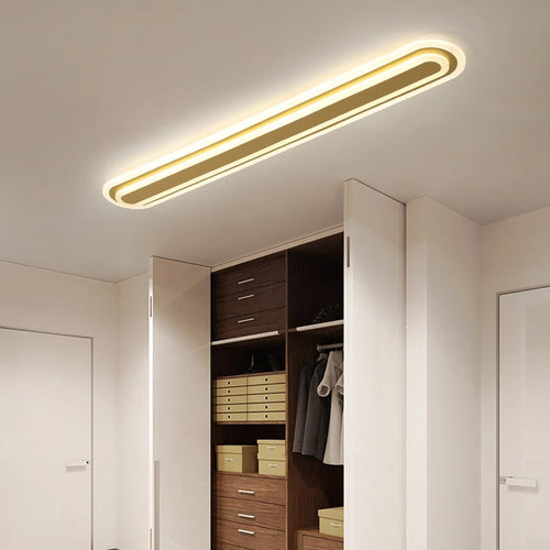 Modern minimalist nordic LED chandelier for hallway or balcony - vue 2 sur 11